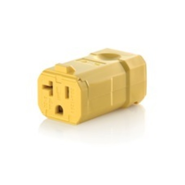 Leviton Straight Blade Connector, 20A, 125Vac 5359-VY